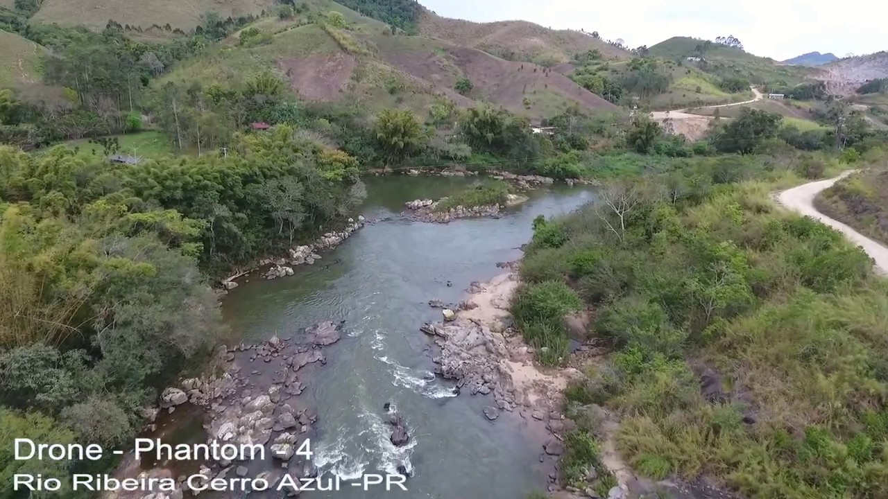 Rio ribeira Cerro Azul - PR - Phantom 4