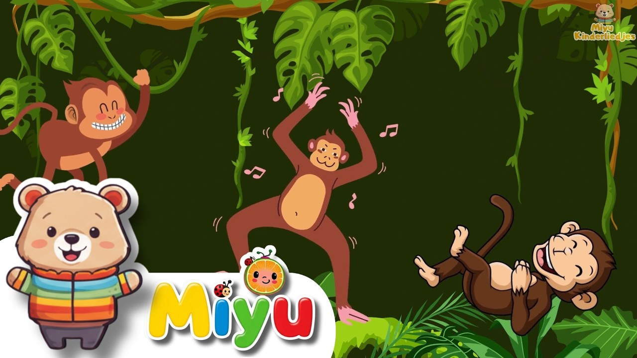 🚒🐵🎨 Superleuke Kinderliedjes van Miyu Kinderliedjes: Brandweerman, Vrolijke Apen & Kleuren Lied!