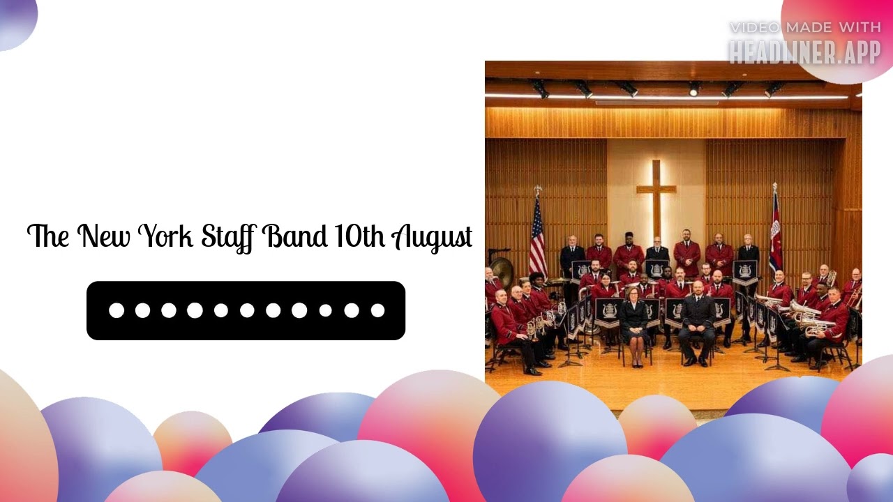 Sounds Of Brass Sounds Of Brass The New York Staff Band 10th August