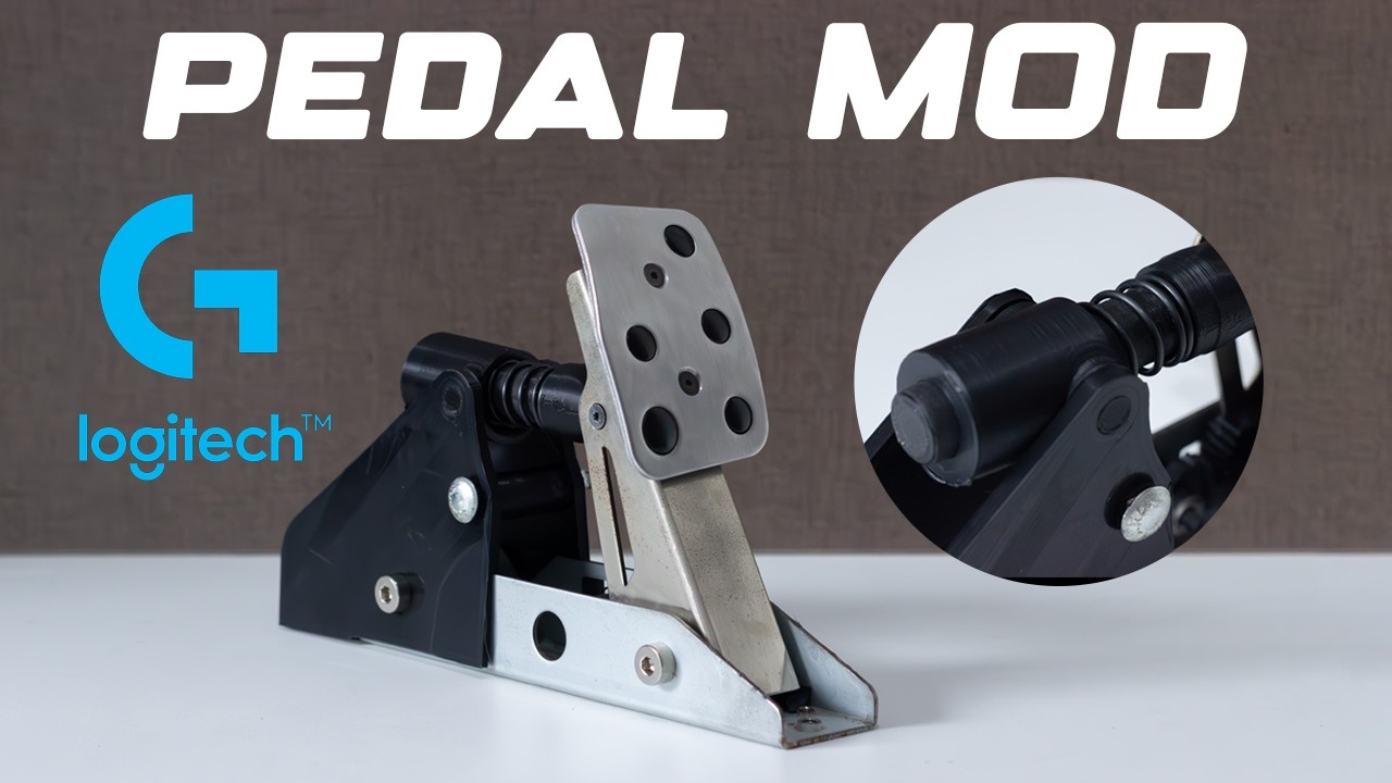 Modifiquei o pedal LOGITECH e deixei MUITO mais realista!