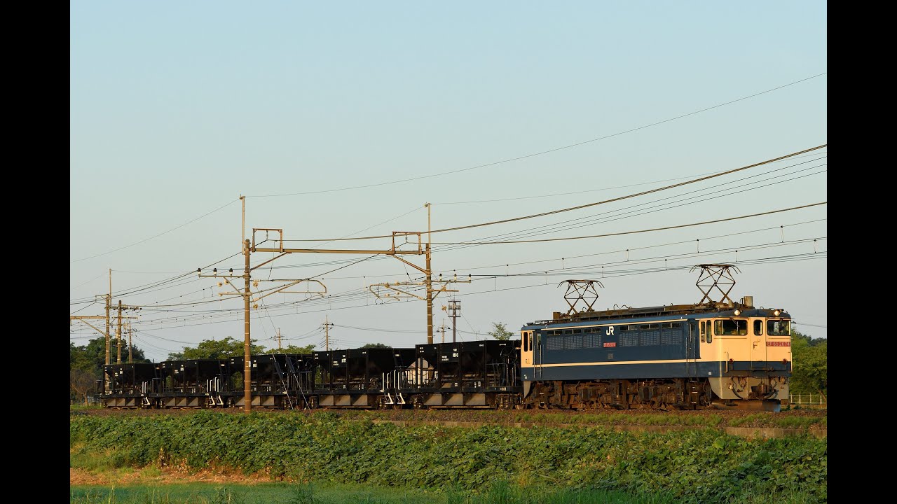 2023/7/17　早朝のヒガハスを通過する貨物列車まとめ。
