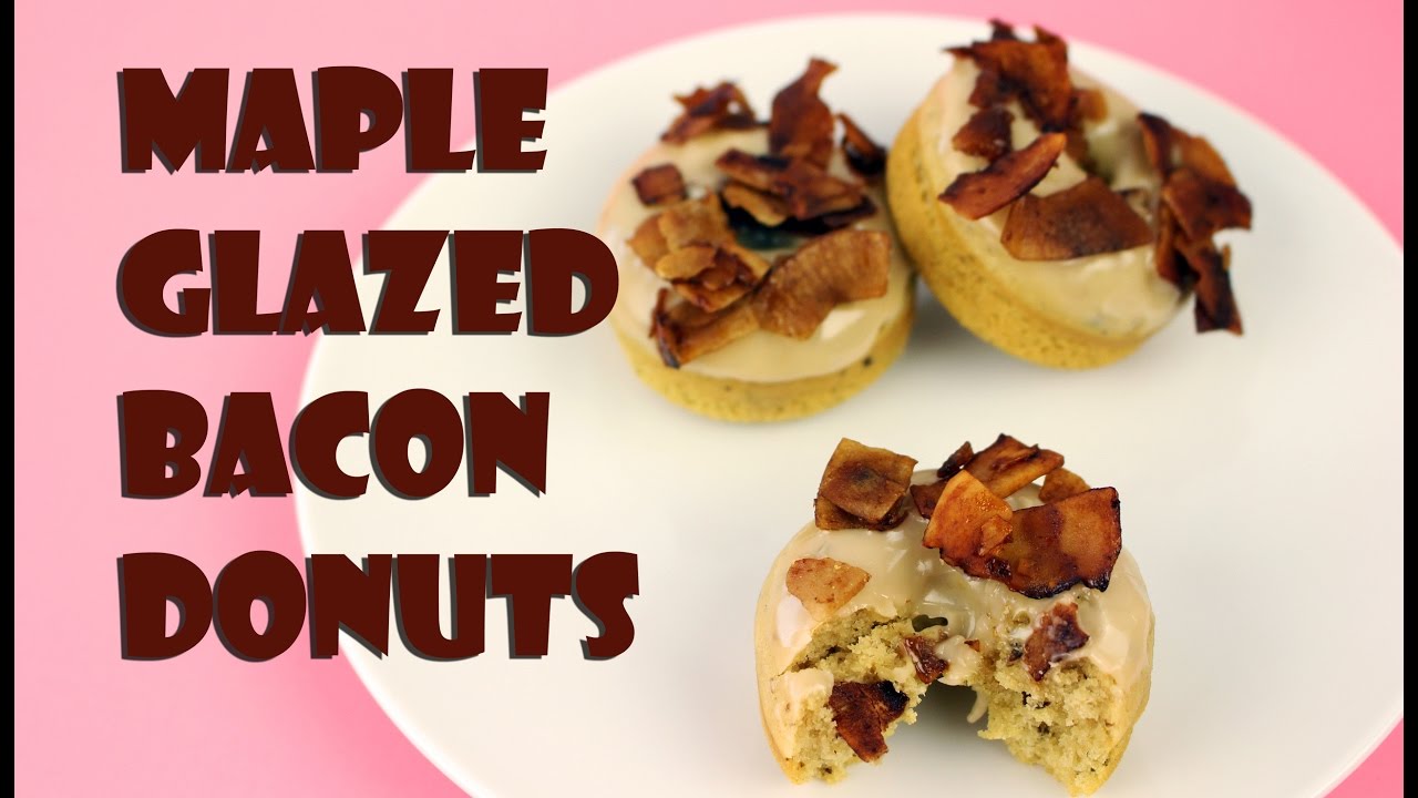 Maple Glazed Bacon Donuts (vegan) || Gretchen's Bakery