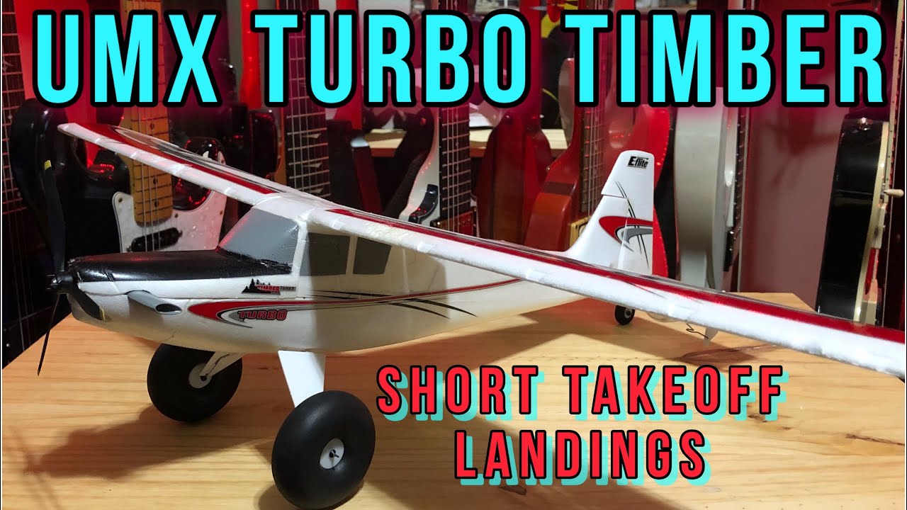 E-Flite UMX Turbo Timber STOL Short Takeoff Landings  #RC #RCPlane #new #flight #test