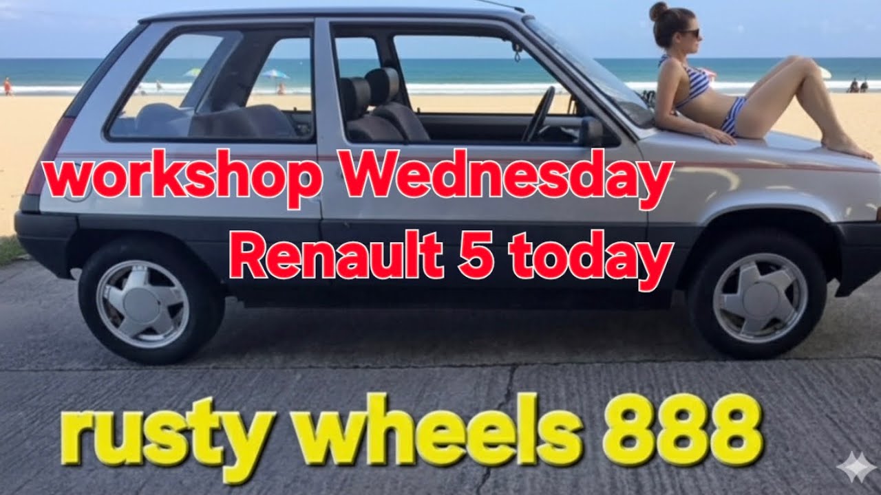 Workshop Wednesday Renault 5 today #Renault5 #Renault  #performance #taxexempt #classic #car #80s 