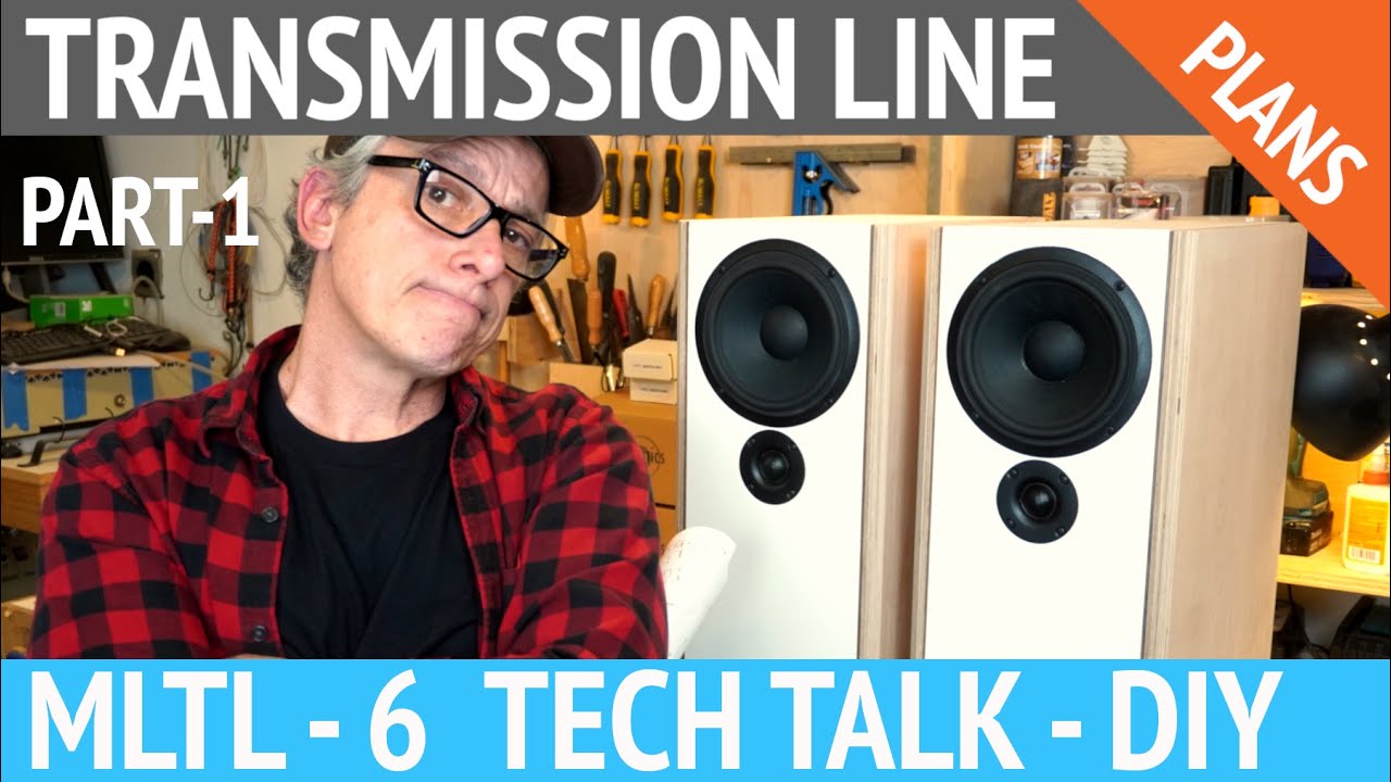 Transmission Line Tech Talk | Intro to MLTL-6 Speaker Build | SB Acoustics | DIY plans available