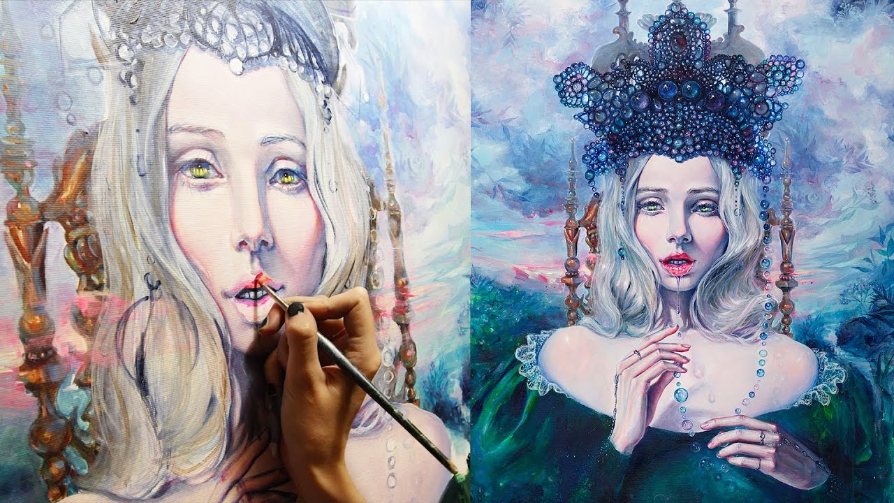 S6 Timelapse: Beautiful Speed Painting of 