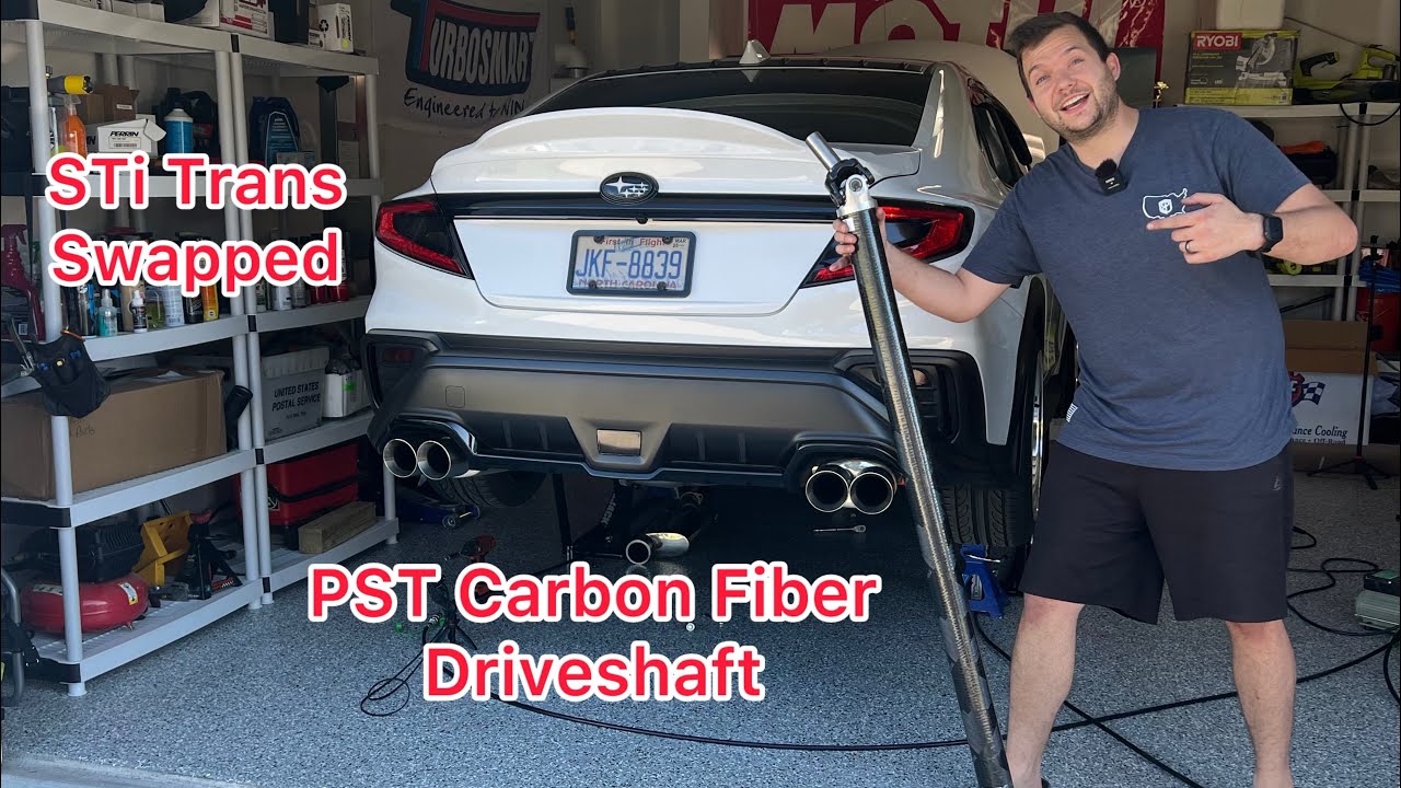 I Should Have Installed This With The STi Swap! | PST Carbon Fiber Driveshaft