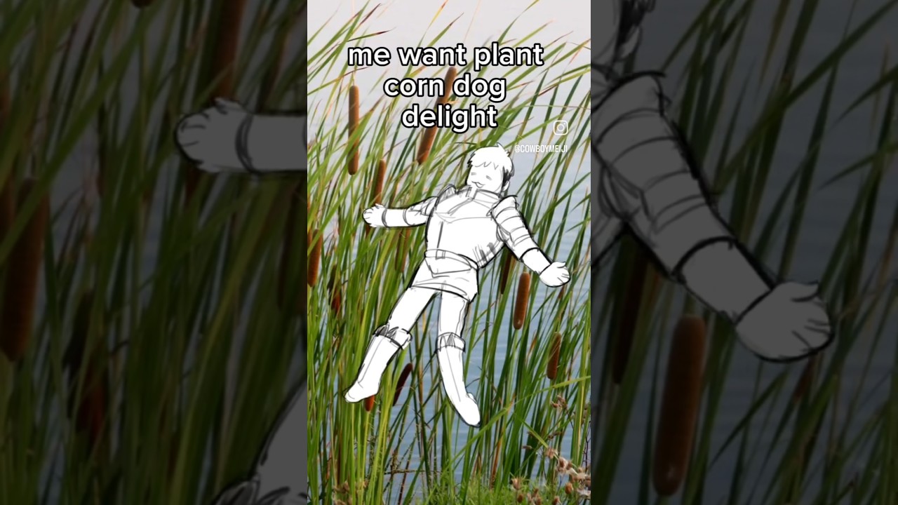 These are cattails they're not edible song dungeon meshi animation (@cowboymeiji)