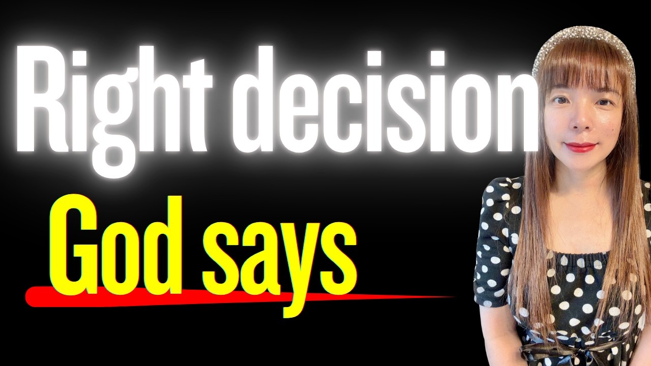 God told me to tell you, RIGHT DECISION. #propheticword #decisionmaking #wordofgod
