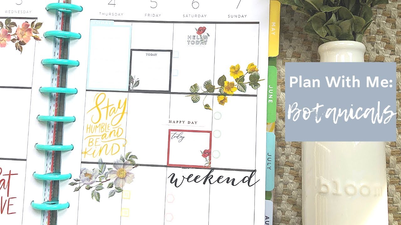 Plan With Me | Botanicals