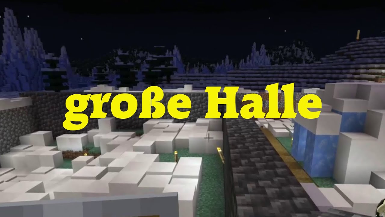 Minecraft und Chill: große Halle (der Burg/Burgen Bau) °238