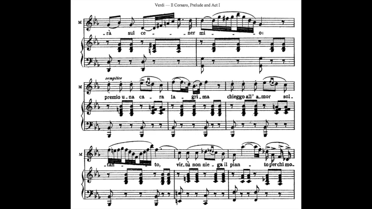 Maria Callas - Il corsaro arias [score]