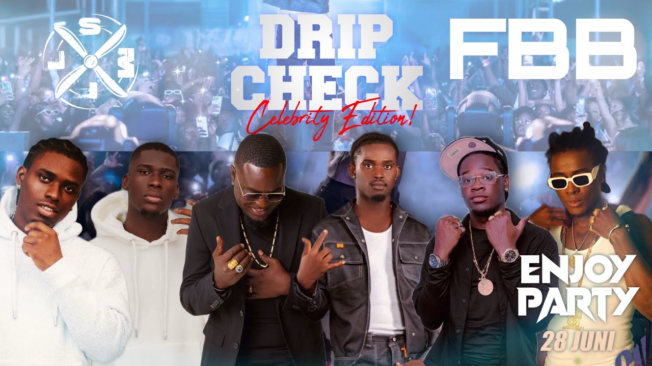 Drip check: Enjoy party “celebrity edition”!