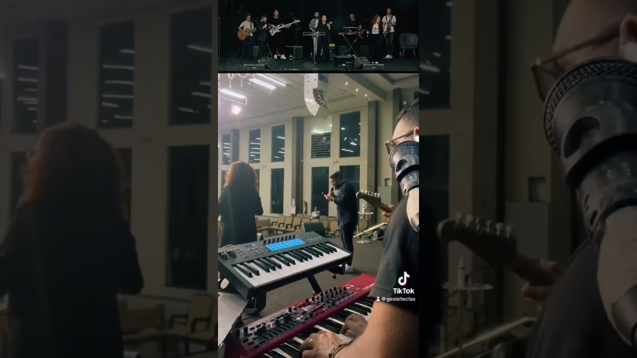 Sossegai Harpa Crist&atilde; 578 No #groove #keyscam #keyboardplayer #culto