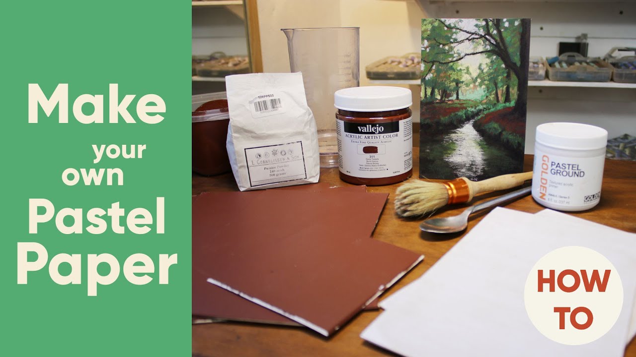 How To Make Your Own Pastel Paper