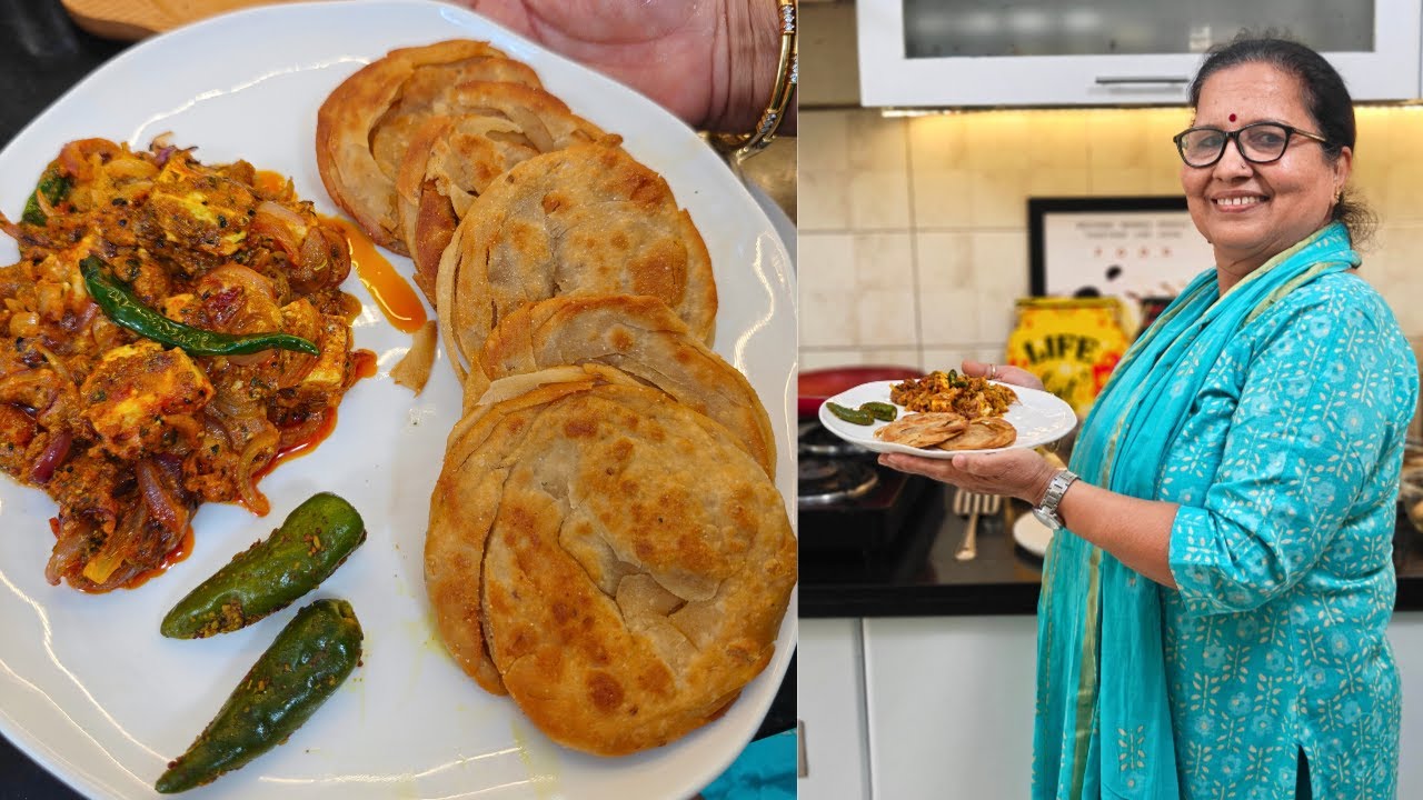 10Min में मम्मी ने बनाया रेस्टोरेंट स्टाइल डिनर |Achari Paneer & Lachha Paratha |Zayka Ka Tadka Live