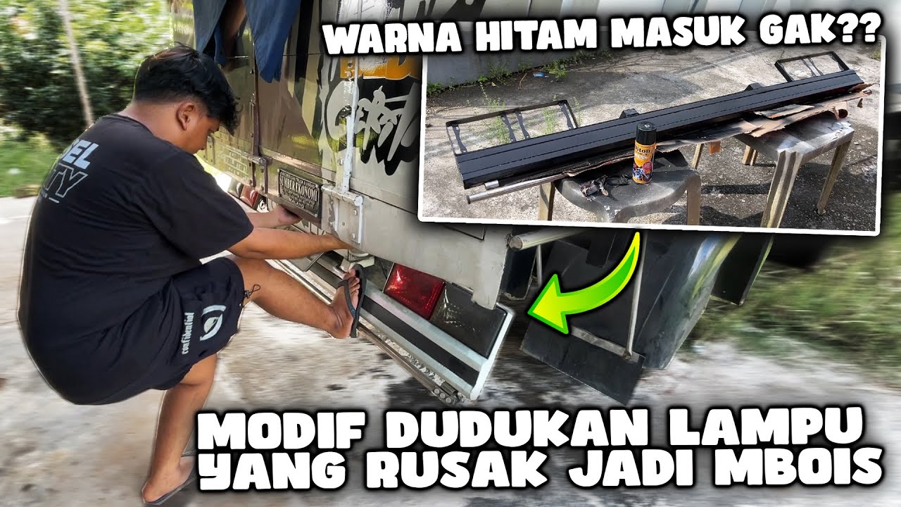 COCOK GAK‼️ MODIF DUDUKAN LAMPU TRUK SC 2 YANG RUSAK
