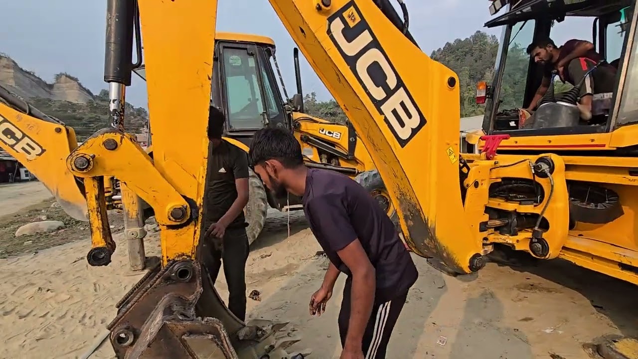 Apna jcb me kam kar rahe hai
