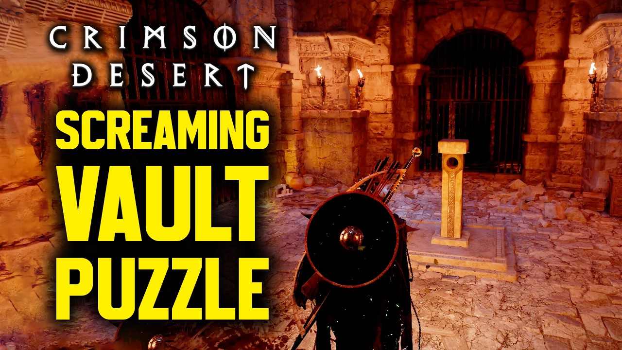 Crimson Desert - Screaming Vault Abandoned Ruins Puzzle Walkthrough