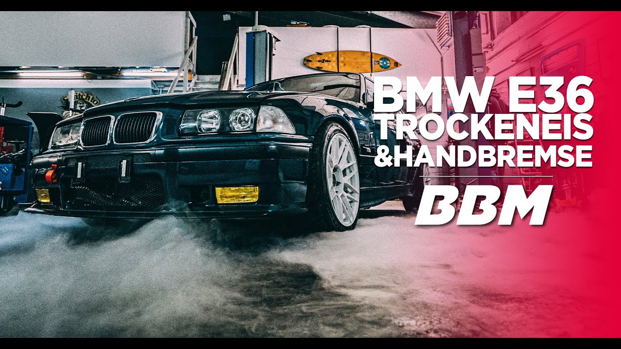 BMW E36 Handbremsen Krankheit!? | Teerpappen mit TROCKENEIS entfernen | by BBM Motorsport