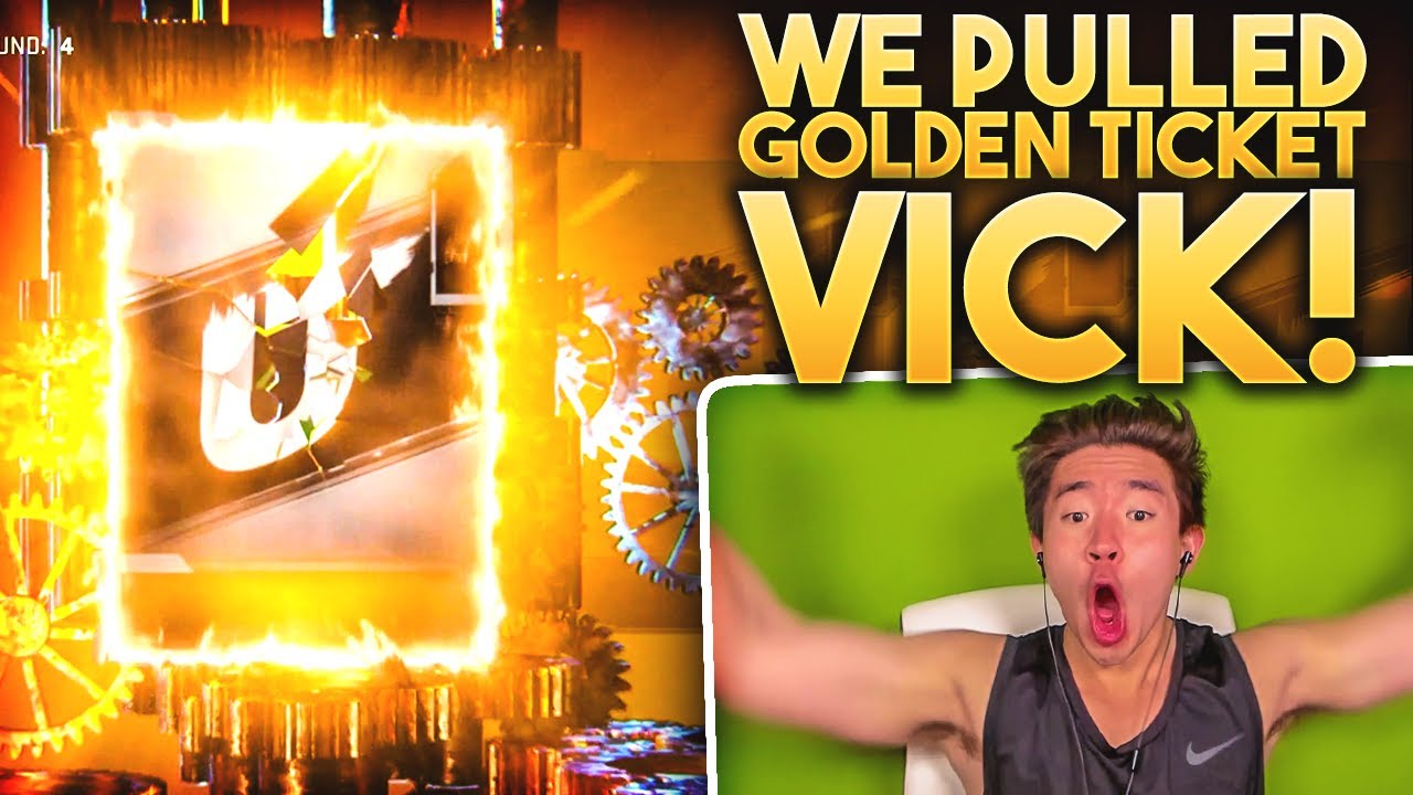 WE PULLED GOLDEN TICKET MICHAEL VICK! RAREST CARD IN MADDEN! Madden 20