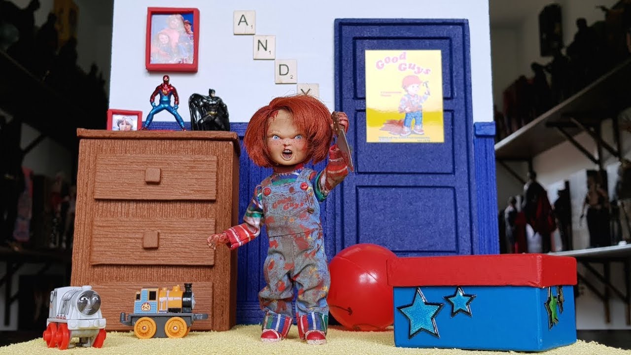 CULT CREATIONS ANDY'S ROOM DIORAMA FOR NECA CHUCKY FIGURE.