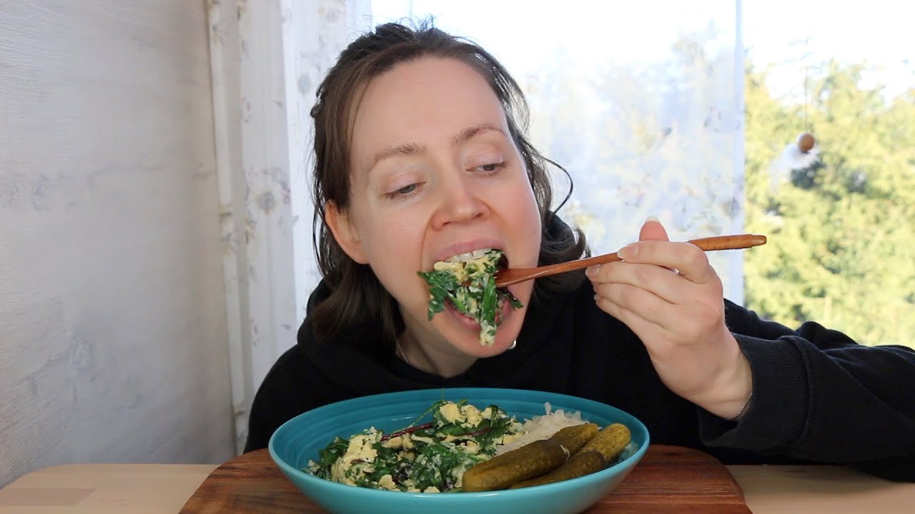 ASMR Whisper Eating Sounds | Egg Salad Scrambled | Mukbang 먹방