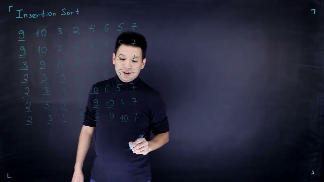 1.2 - Insertion Sort(Сортировка вставкой)