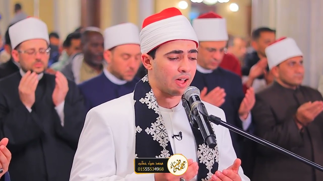 دعاء يهز القلوب لنجم دولة التلاوة الشيخ رضا الجنيدى من مسجد مولانا الحسين 