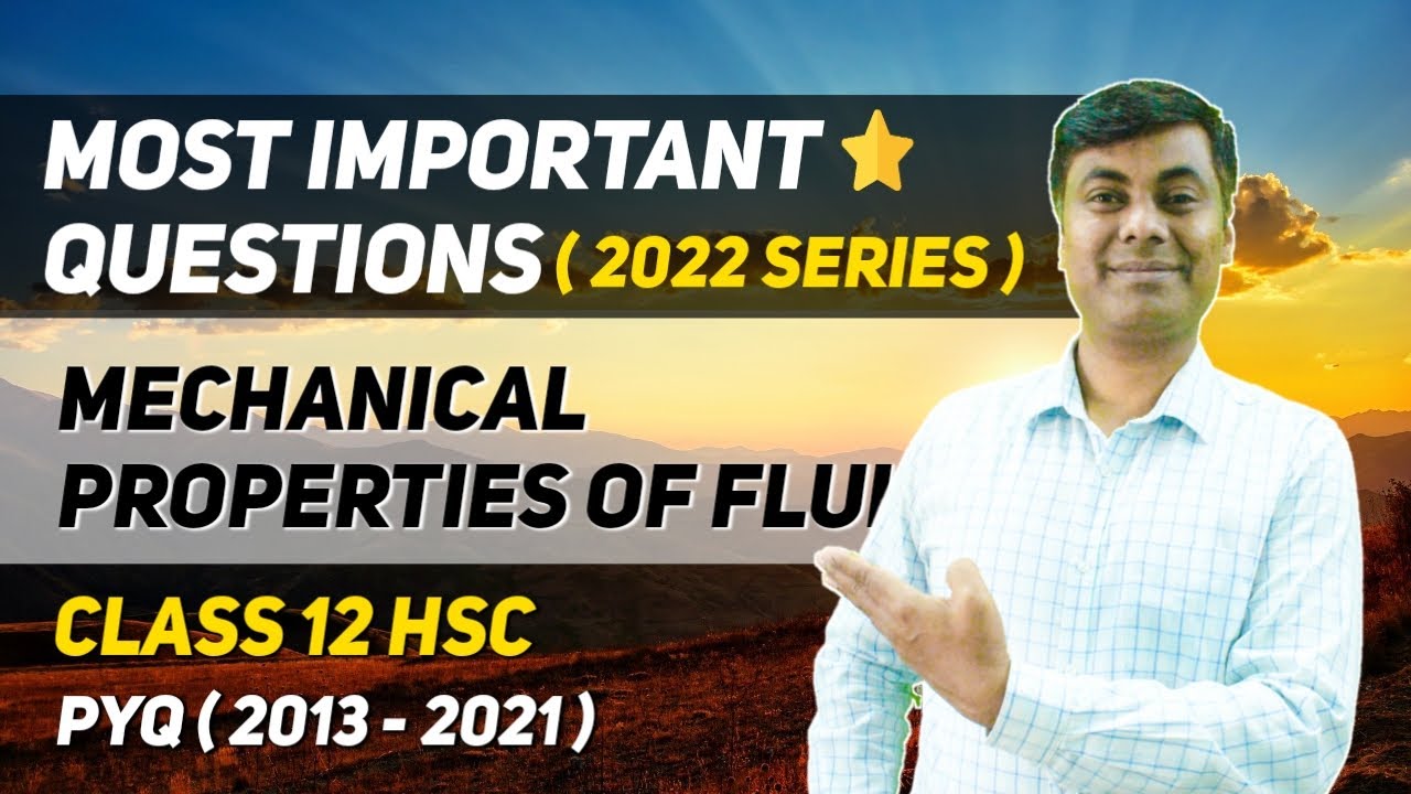 Mechanical Propeties Of fluids PYQ 2022