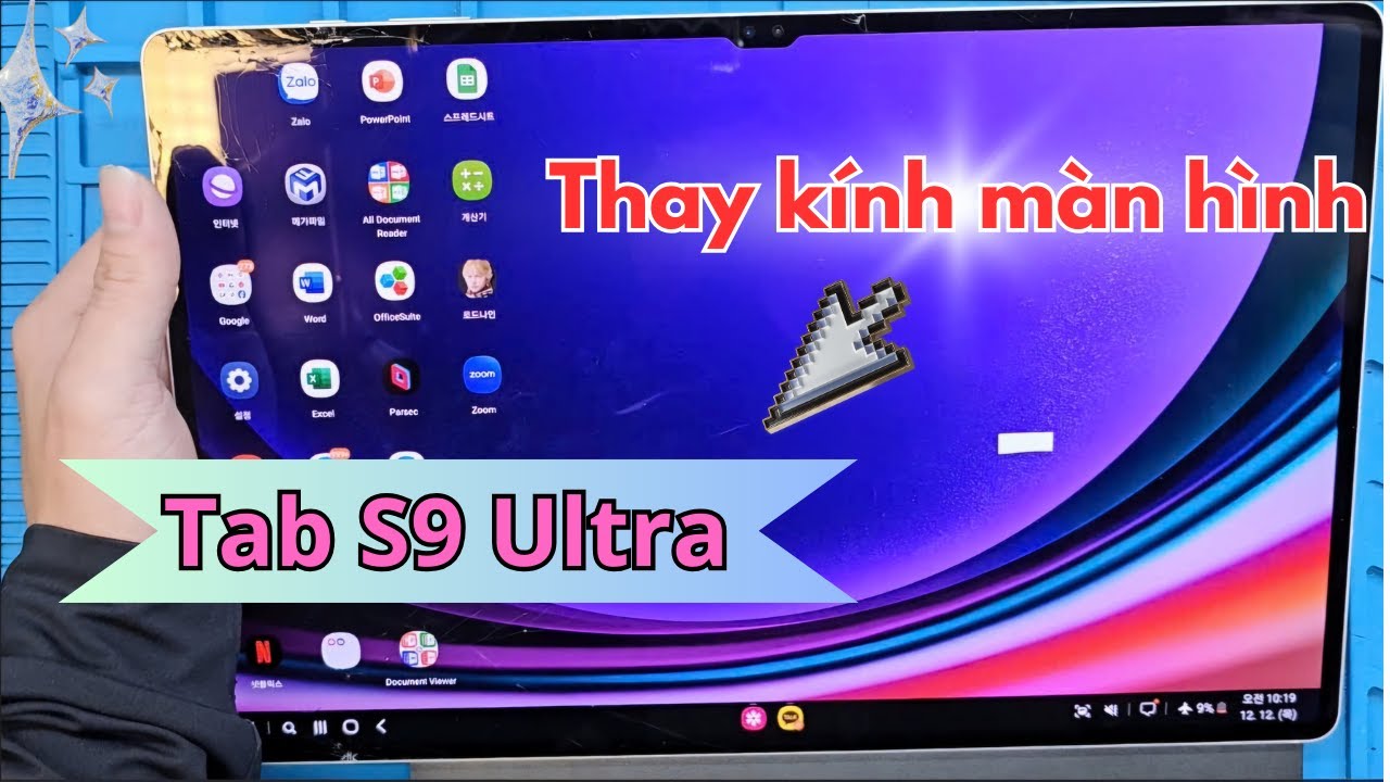 Hướng Dẫn Thay Kính  Màn Hình Samsung Tab S9 Ultra | Ép Kính Lấy Ngay Tại Hà Nội | Giahuemobile.com