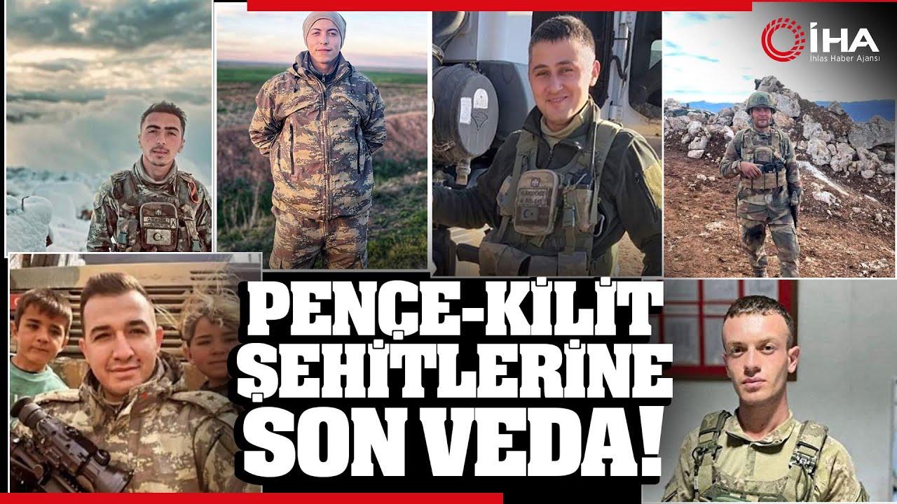 Türkiye, Pençe-Kilit Harekatı Şehitlerini Dualarla Sonsuzluğu Uğurlandı