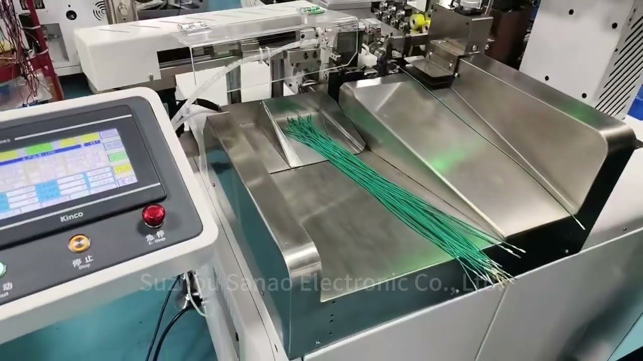 Automatic Single Wire Stripping Tinning Crimping Machine