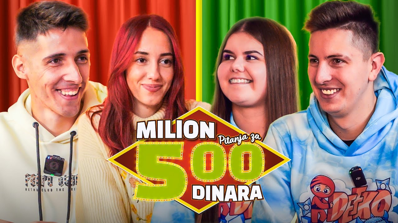 99 NOĆI U KVIZU | MILION Pitanja Za 500 DINARA