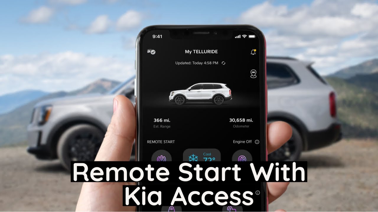 Как удалённо запустить Kia с помощью Kia Access (Kia Connect или UVO Link)