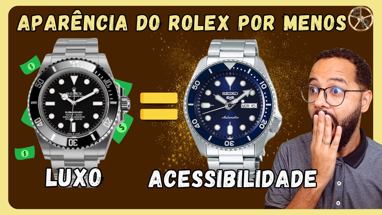 ALTERNATIVA AO ROLEX SUBMARINER, Seiko 5 Sports, avaliação técnica- Ezequias Relojoeiro