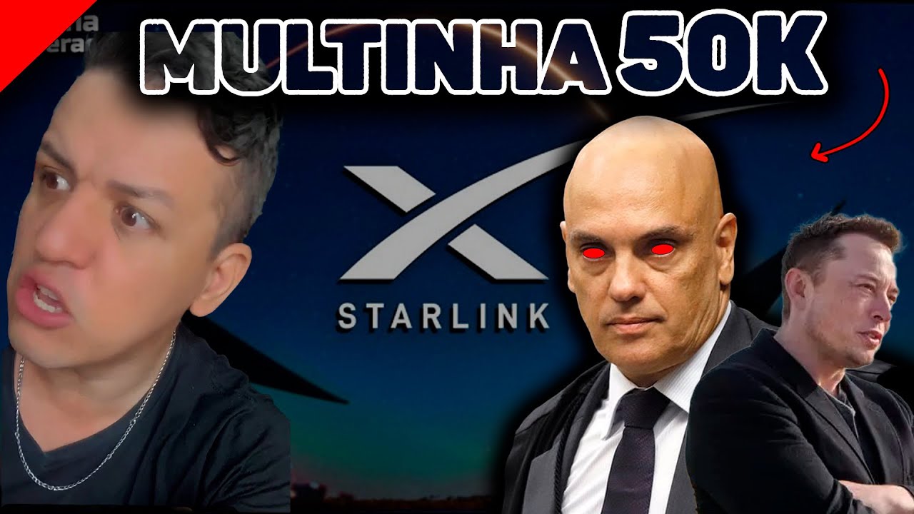 O X NÃO VOLTA MAIS, MORAES e Starlink RUINDO! Desabafo!
