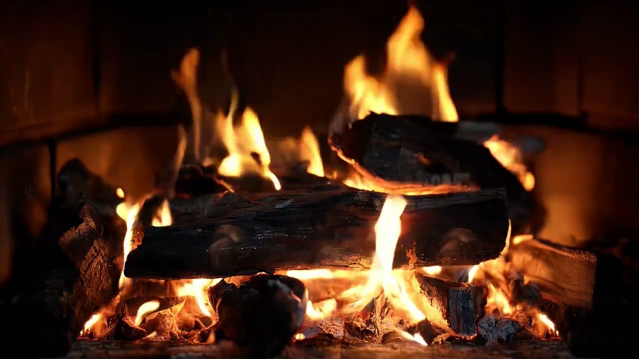 Тёплый камин ASMR 🔥 Для учёбы, сна и полного релакса