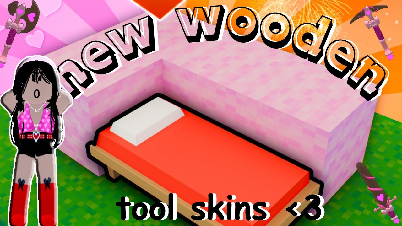 HEART BEAM WOODEN SKIN IN ROBLOX BEDWARS