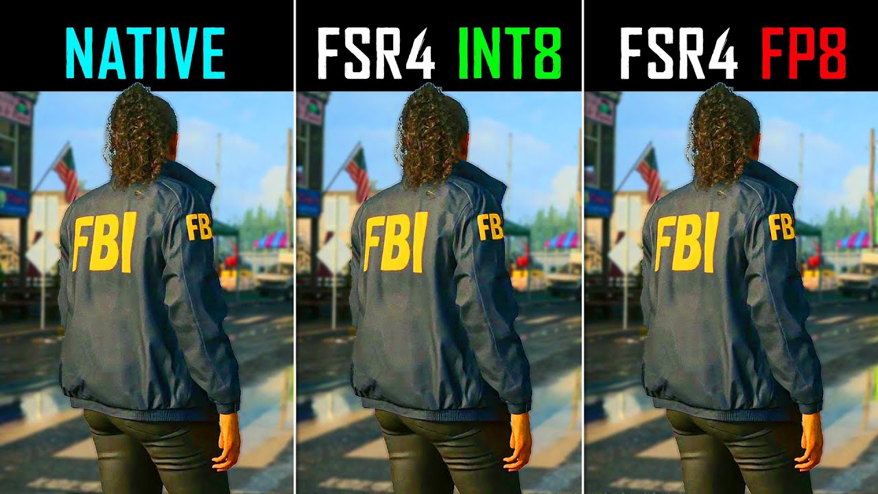 FSR 4 (INT8 & FP8) vs Native - RX 7800 XT & RX 9060 XT 16GB
