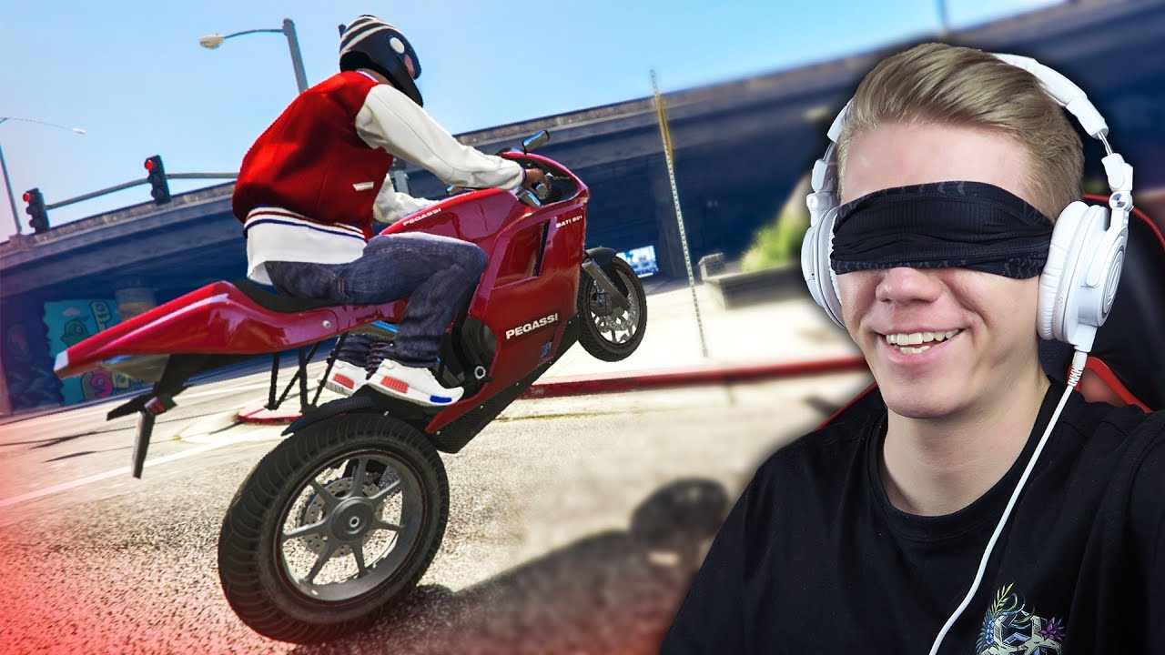BLINDFOLD STUNT CHALLENGE! - (GTA 5 Stunts & Fails)
