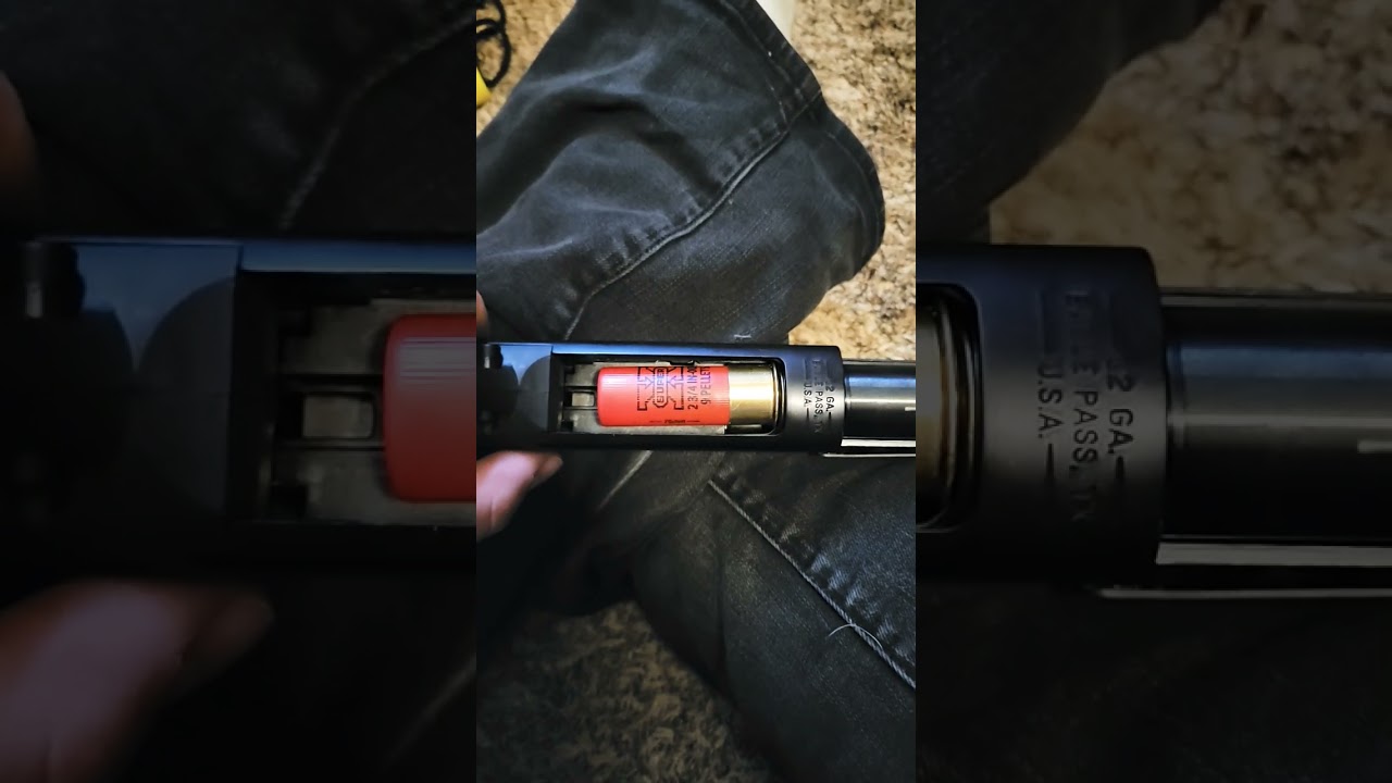 Maverick 88 Backwards Shotgun Shell Unloaded