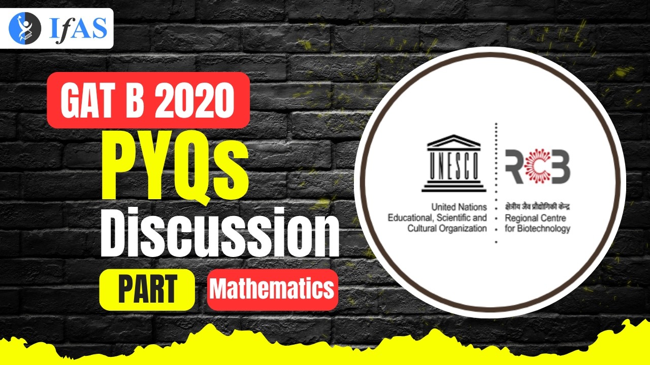 GAT B 2020 | Mathematics | PYQs Discussion
