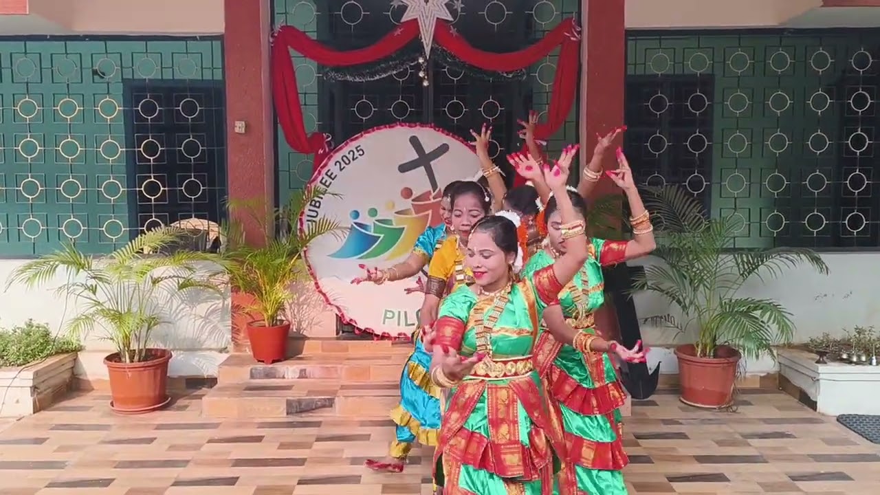 2025 jubili year prayer dance,  Telugu classical dance.