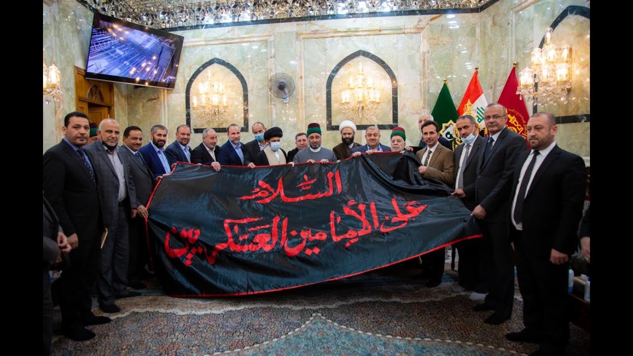 أمين عام العتبة العسكرية المقدسة يبارك لأمين عام العتبة العباسية المطهرة تولي منصبه