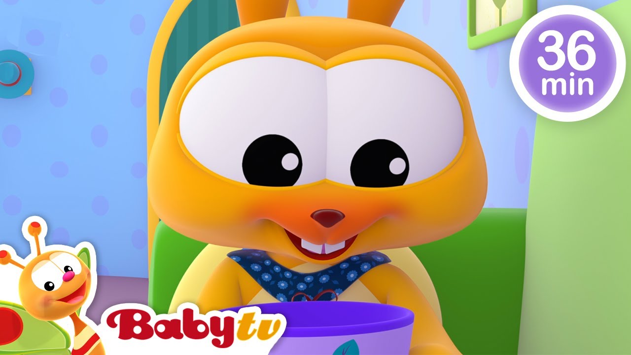 Kichająca piosenka Zająca Tchórza 🐰 🤧 + Więcej piosenek dla dzieci i rymowanek🎵 @BabyTVPL