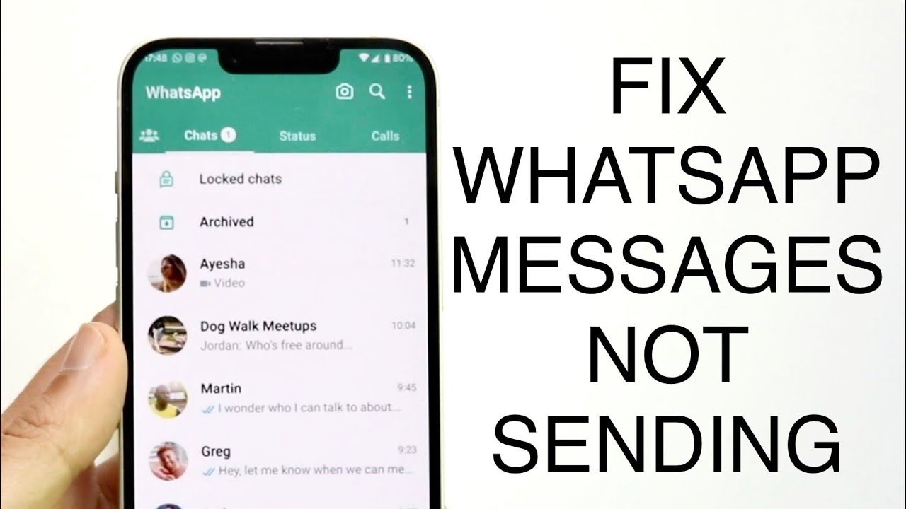 Как исправить ошибку «Сообщения WhatsApp не отправляются»! (2023)