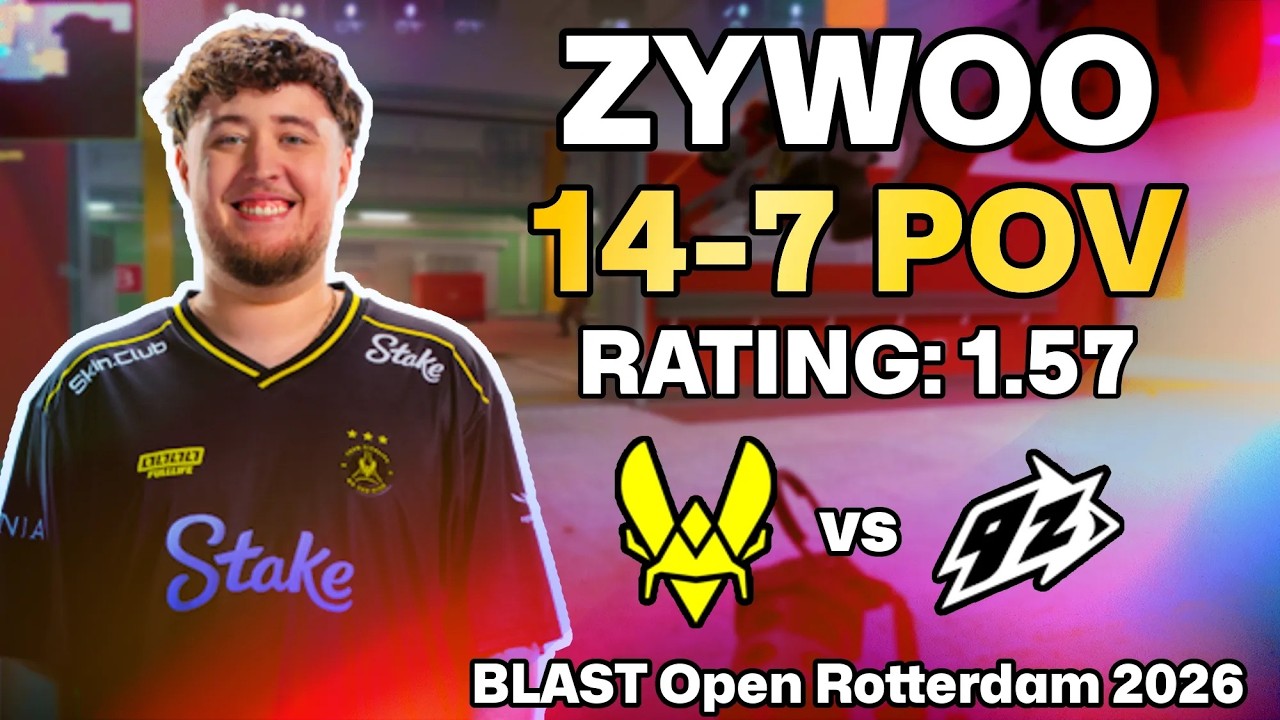 ZYWOO 14-7 POV vs 9z (Nuke) | BLAST Open Rotterdam 2026