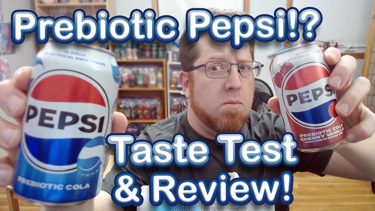 Prebiotic Pepsi and Cherry Vanilla Pepsi - Taste Test & Review: JT's J-Treats
