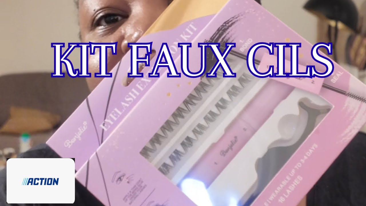 Crash test :  kit faux cils 2,99€ Action 